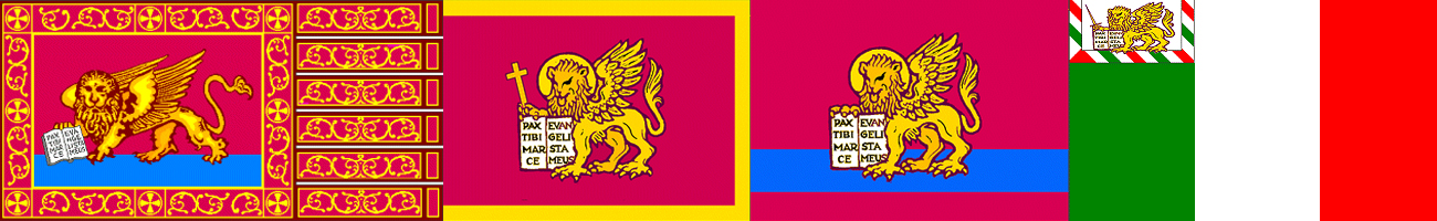 Bandiera Serenissima Venezia 100x150 Cm - Poliestere Con Occhielli G 308195